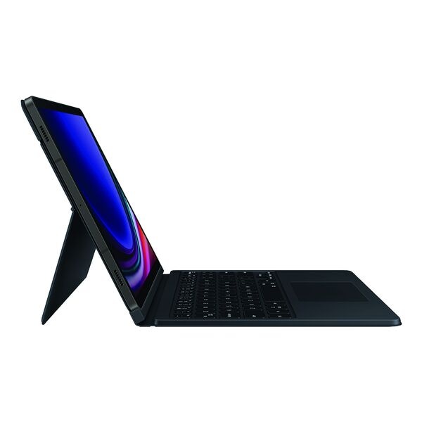 Schutzhülle mit Tablethalter und Tastatur »EF-DX715« für Galaxy Tab S9/Tab S9 FE