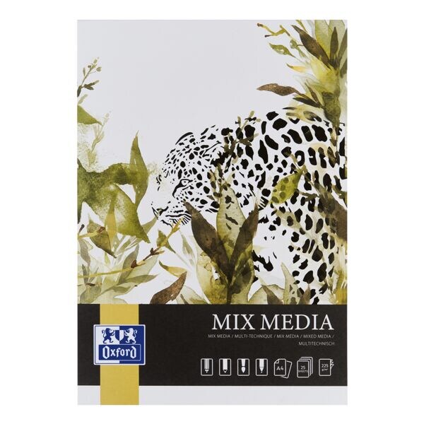 Art Mixed Media Block A4, 25 Blatt