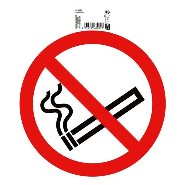 Verbotsschild »Rauchen verboten« 20 cm