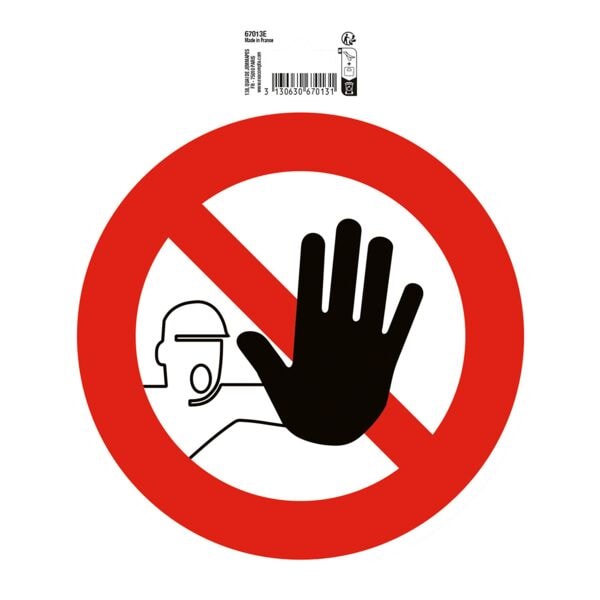 Verbotsschild »Betreten verboten« 20 cm