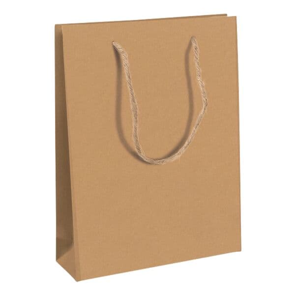 6er-Pack Geschenktasche aus Kraftpapier groß 26,5 x 14 x 33 cm