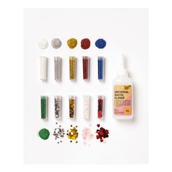 folia Glitter- & Pailletten-Set »BIO«