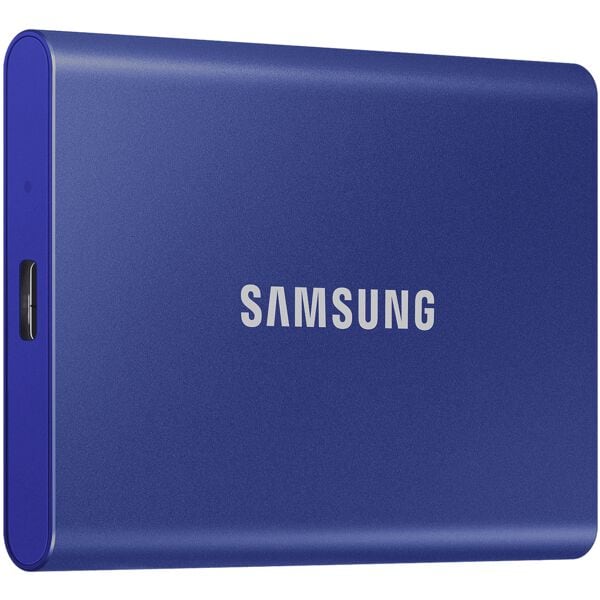 Samsung Externe Festplatte »Portable T7« blau 2000 GB blau, 8.5x5.7x0.8 cm