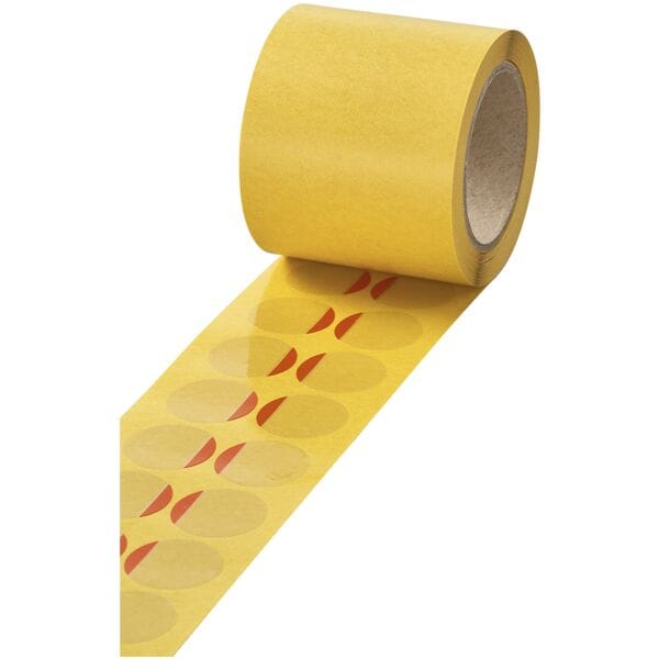 Image of 1.000 Folien-Verschlussetiketten - 25 x 25 mm