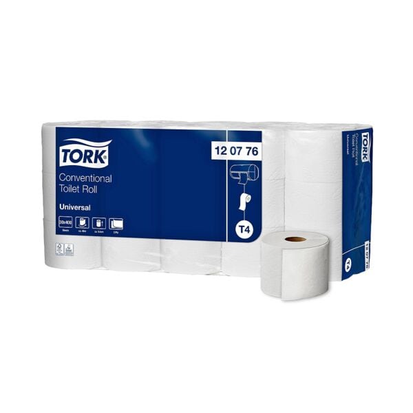Tork 30 Rollen Toilettenpapier »T4 Universal« 2-lagig weiß