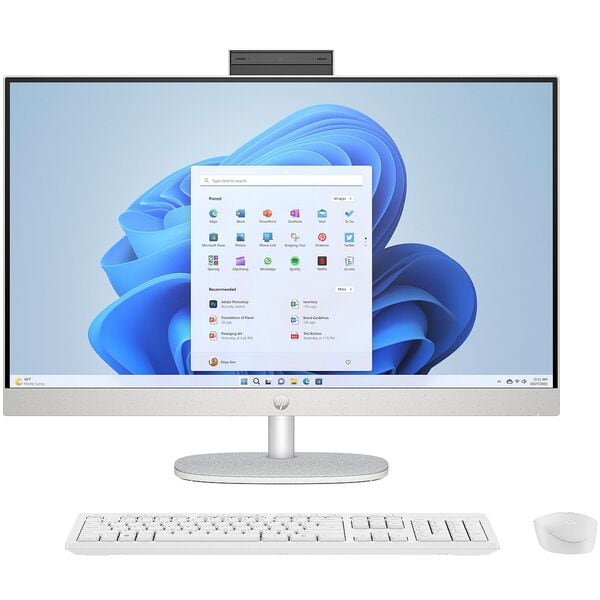 HP All-in-One-PC »27-cr0006ng« 8Y3Q4EA#ABD weiß, 61.25x51.68x18.63 cm