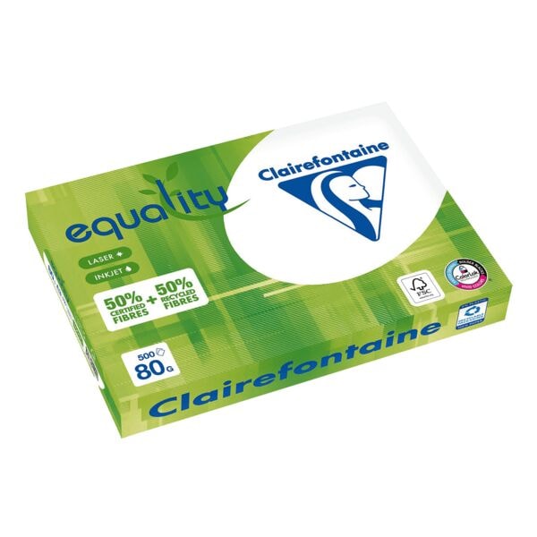 Clairefontaine Multifunktionspapier A4 »Equality« 500 Blatt Gesamt Weiß