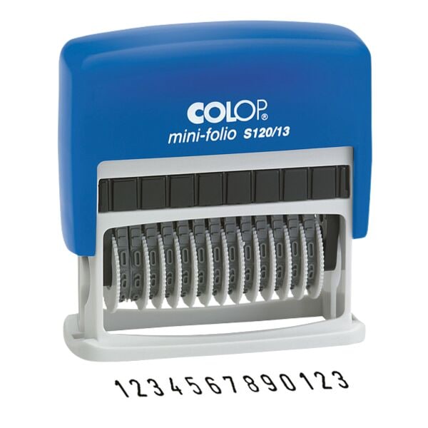 Colop Mini-Ziffernstempel »S 120/13« mehrfarbig, 4.2x0.4 cm