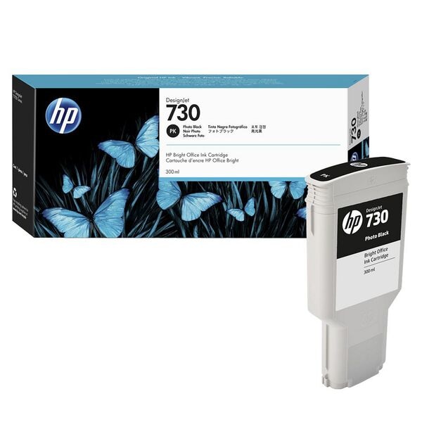 HP Tintenpatrone »P2V73A« HP 730 Foto BK schwarz