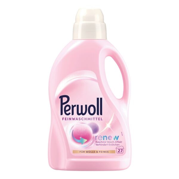 Perwoll Feinwaschmittel »Renew - Wolle & Feines« 27 WL rosa