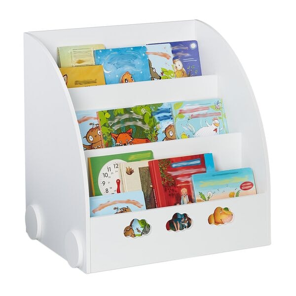 relaxdays Bücherregal Kinder »Wolken«