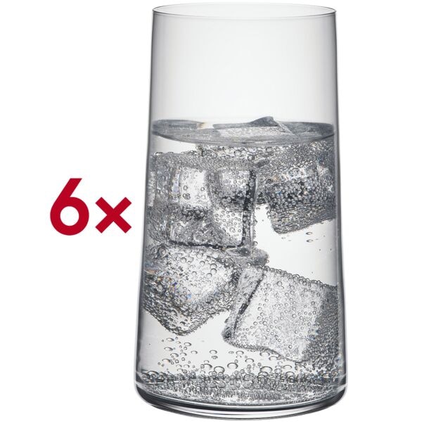Rona Longdrinkgläser »MODE Hi Ball 122« 430 ml 6er-Set weiß, 13.5 cm