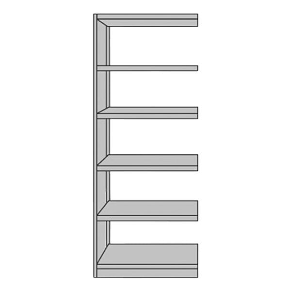 Kerkmann Regalfeld »Office 6 OH« ohne Rückwand 300 mm tief, 75x190x30 cm