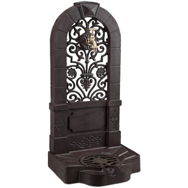 relaxdays Standbrunnen Antik 74 x 36 x 30 cm
