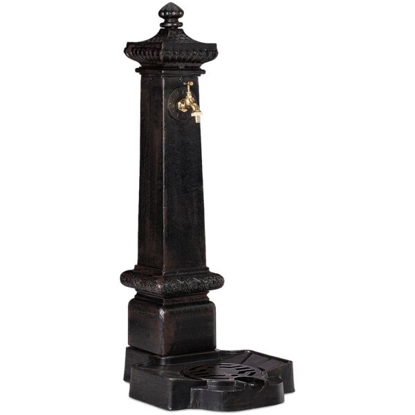 Relaxdays Standbrunnen Antik Säule Xxl