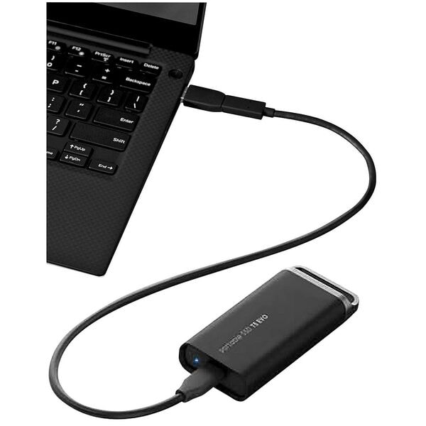 Samsung Externe Festplatte »Portable T5 EVO« 2000 GB schwarz, 4x1.7x9.5 cm
