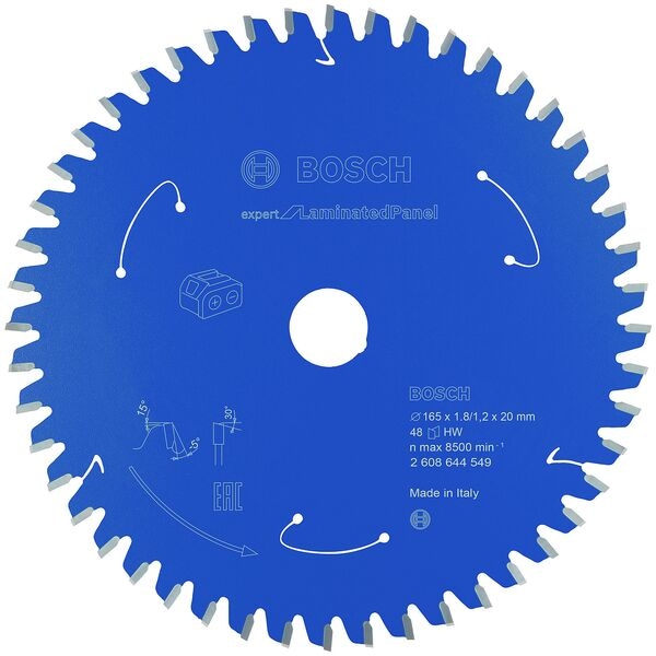 BOSCH Kreissägeblatt »EXPERT for Laminated Panel« 165,0 mm 48 Zähne