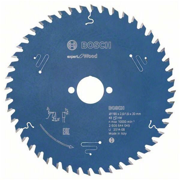 BOSCH Kreissägeblatt »EXPERT for Wood« 190,0 mm 48 Zähne
