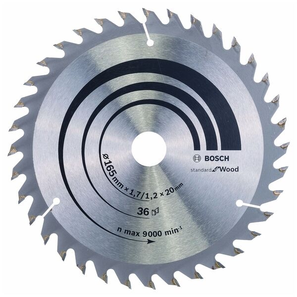 BOSCH Kreissägeblatt »Optiline Wood« 165,0 mm 36 Zähne