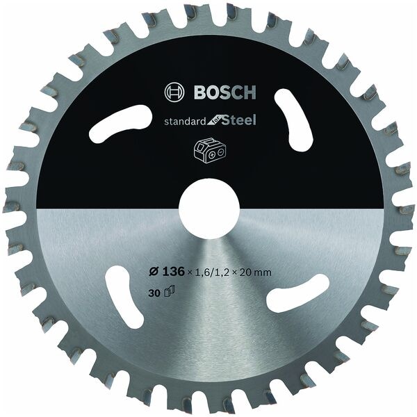 BOSCH Kreissägeblatt »Standard for Steel« 136,0 mm 30 Zähne