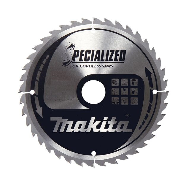 makita Kreissägeblatt »B-32954« 165,0 mm 40 Zähne braun