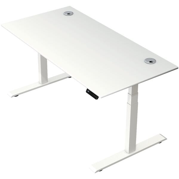 Kerkmann Steh-Sitztisch »Move 2 Plus« 160 x 80 cm - Gestell weiß weiss/weiss, 160x127x80 cm