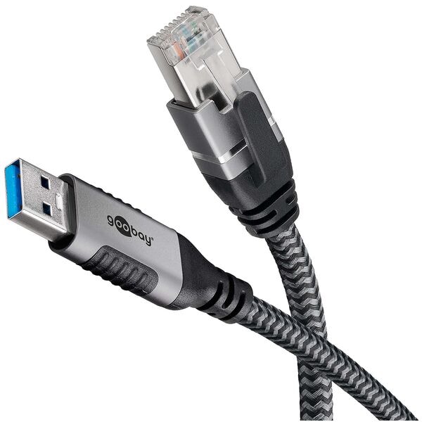 goobay USB A 3.0/RJ45 Adapterkabel 1.0 m