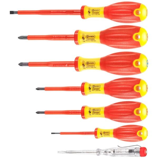 Connex 7-tlg. Schraubendreher-Set » VDE Elektriker, SL/PH/PZ«