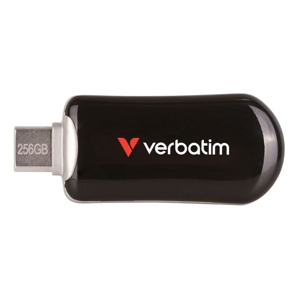 Verbatim USB-Stick »Plectra USB-C« 256 GB schwarz, 2.05x0.82x4.9 cm