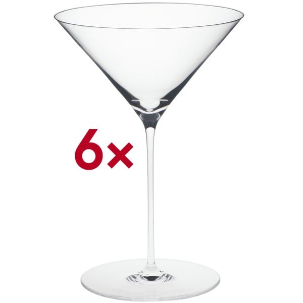 Rona Martiniglas Martini 28 Leandros 340 ml ungeeicht 6 Stück, 19 cm