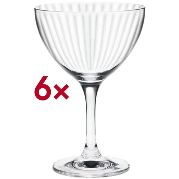 Rona Sektschale / Martiniglas Martini / Saucer Champ. 08 OPTIC Classic Cocktails 250, 14.4 cm