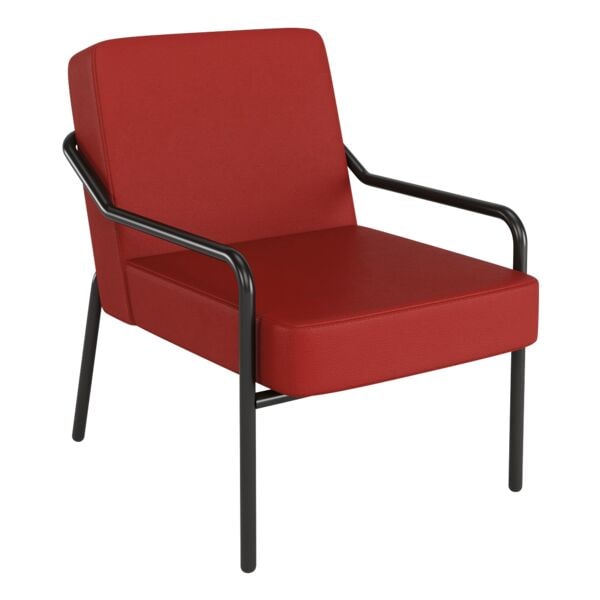 meet Sessel »meet - Medso M« Modell Klassik Kunstleder Rot, 40.6 cm