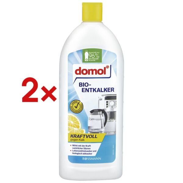domol 2x Bio-Entkalker mit natürlichen Säuren