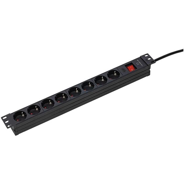 OTTO Office Steckdosenleiste »19 Zoll RACK« schwarz, 48.3x4.7x4.5 cm