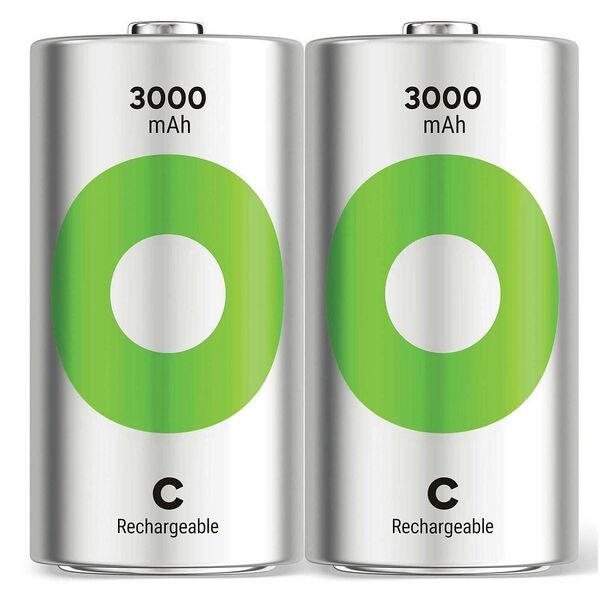 GP Lighting 2x Akku »ReCyko« Baby C 3000 mAh