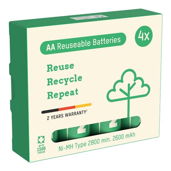 Ansmann 4x Batterien »Typ 2800« Mignon AA 2600 mAh