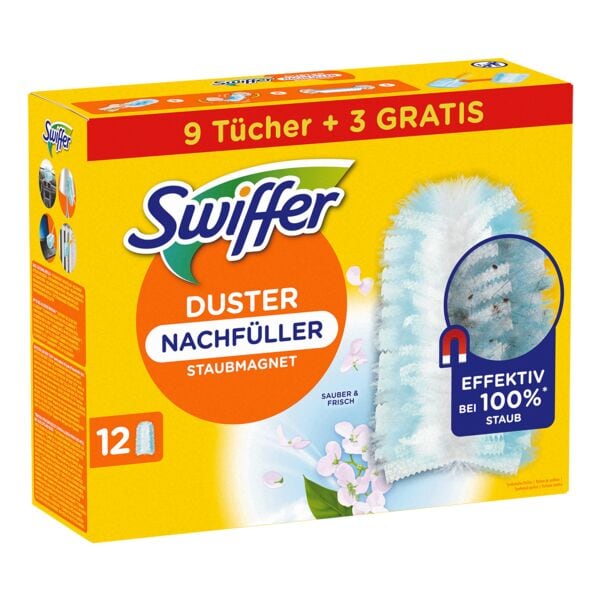 Swiffer Staubtücher »Duster Staubmagnet« Nachfüllpack - 12 Tücher