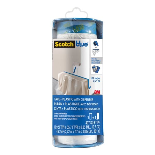 Scotch Malerabdeckfolie »ScotchBlue« im Spender 46,2 m², 272 cm