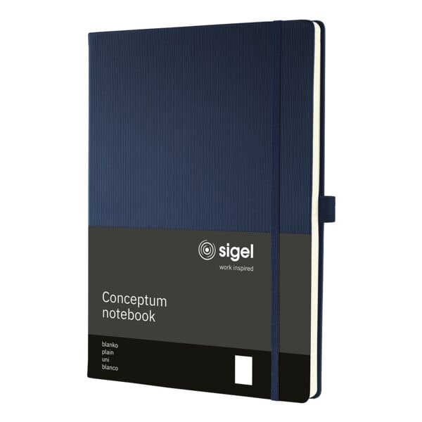 Sigel Notizbuch »Conceptum« blanko ca. A4 Hardcover Blau
