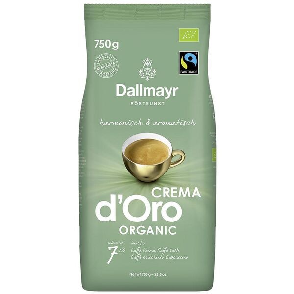Dallmayr Kaffeebohnen »Crema d'Oro Organic« 750 g