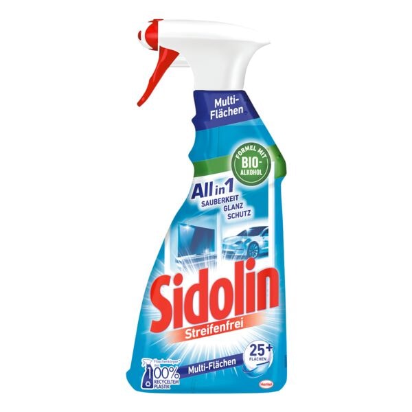 Sidolin Multiflächenreiniger »All in 1 Streifenfrei« 500 ml blau
