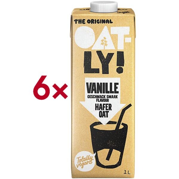 Oatly 6er-Pack Haferdrink »Vanille« 1 Liter beige