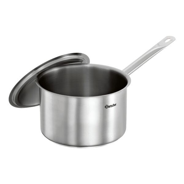 Bartscher Kochtopf Edelstahl 6,7 Liter mit Deckel, 26.5x20x48.5 cm