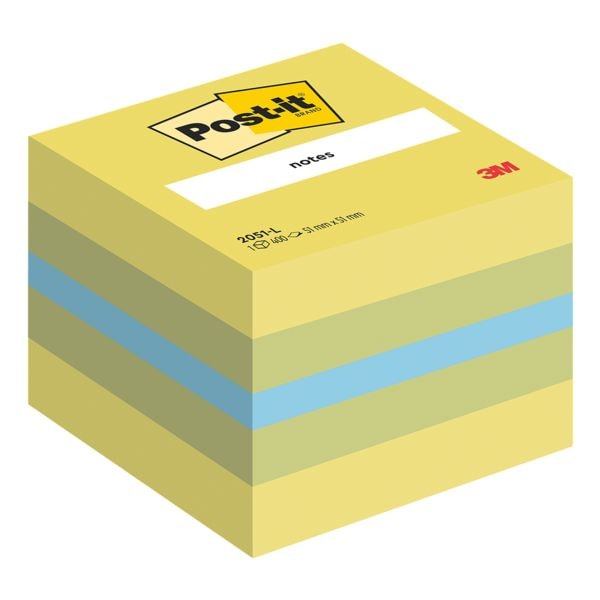 Post-it Notes Haftnotizwürfel »Mini Würfel 2051-L« gelb, 5.1x5.1 cm - Papier