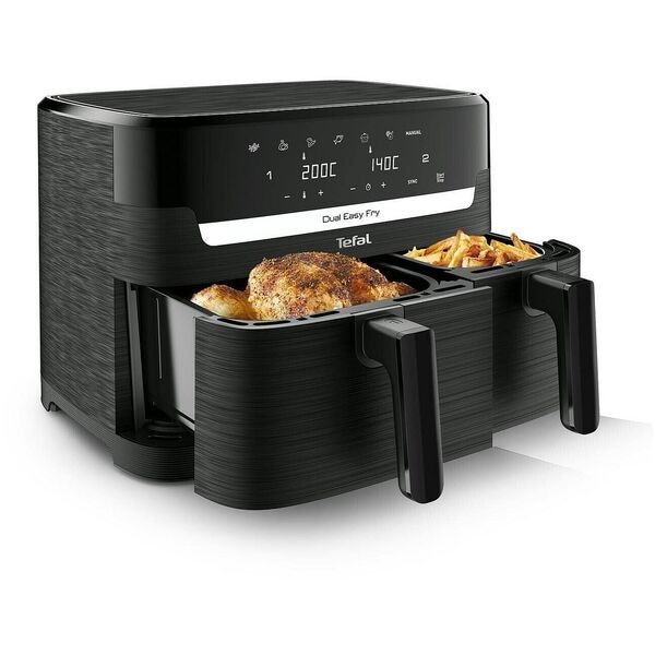 Tefal Heißluftfritteuse EY901N10 Dual Easy Fry 8,3 Liter
