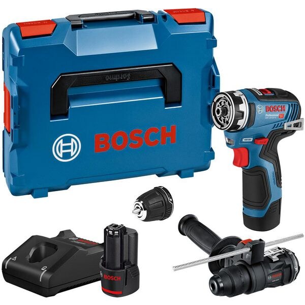 BOSCH Akku-Bohrschrauber »GSR 12V-35 FC« inkl. 2x Akku und Ladegerät, 2.6x18.1x11.5 cm