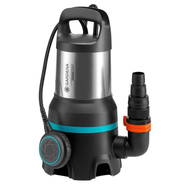 GARDENA Schmutzwasser-Tauchpumpe »25000«, 19.8x40.8x27.8 cm