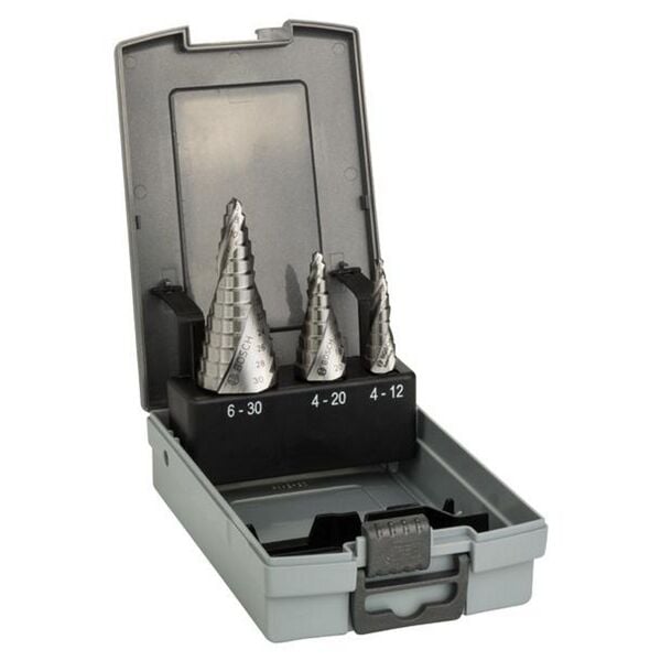 BOSCH Stufenbohrer-Set »HSS« 3-teilig grau