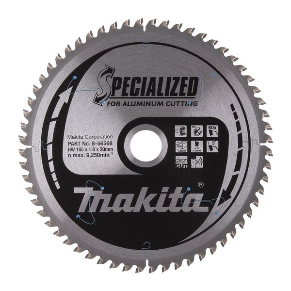 makita Kreissägeblatt »B-56568« 165,0 mm 60 Zähne