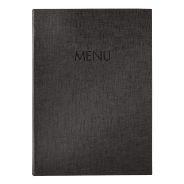 Sigel Speisekarten-Mappe Menu A4 1 Stück Grau, 24x34 Cm
